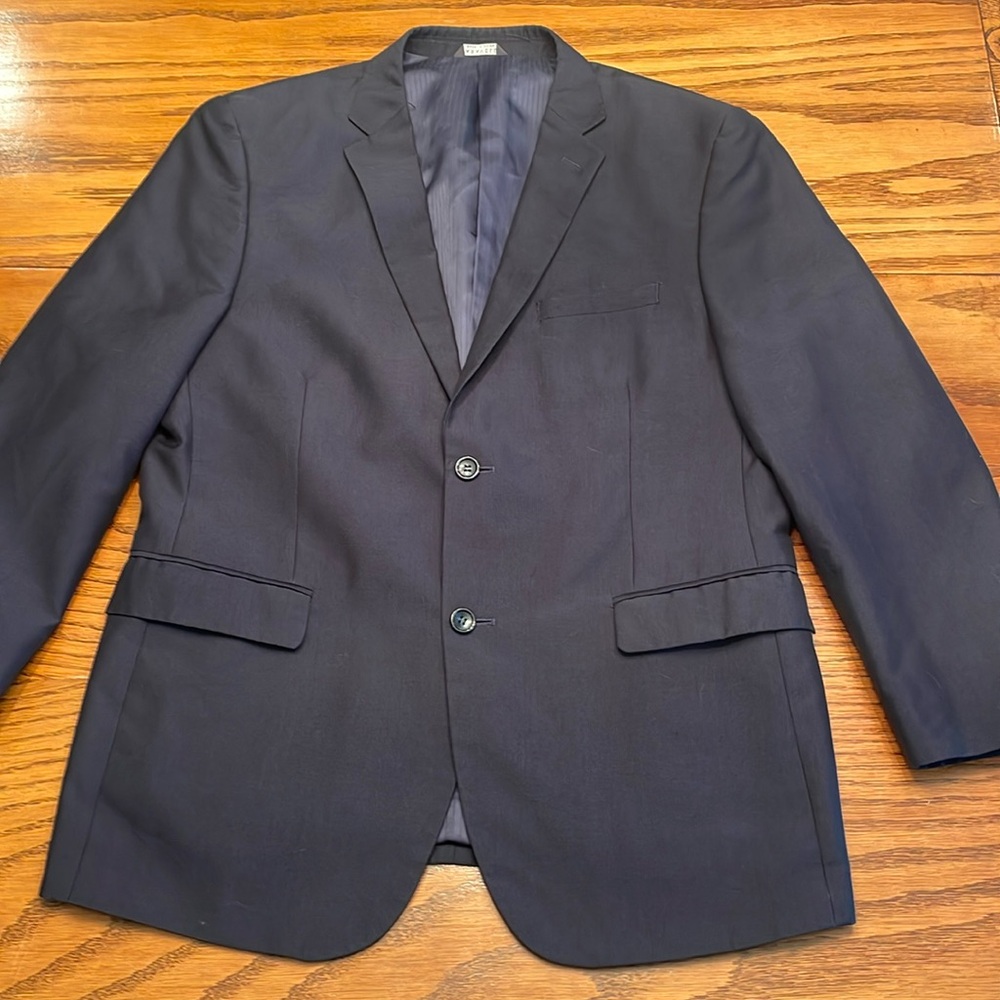 Navy suit jacket